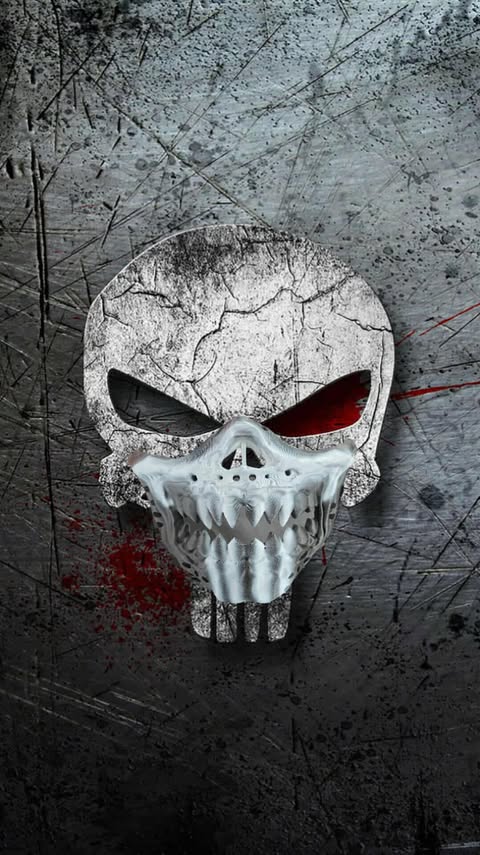 CUSTOM Painted ZOMBIE SKULL, Paintball, Airsoft, Cosplay Mask Accessory