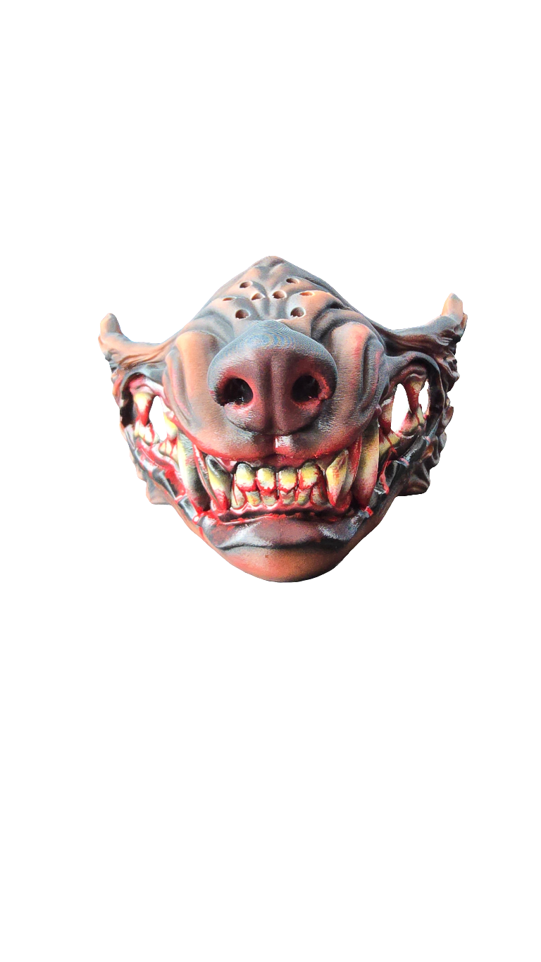 LOBO (WOLF) Paintball, Airsoft, Cosplay Mask Accessory