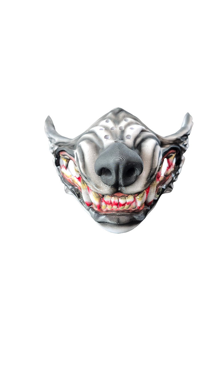 LOBO (WOLF) Paintball, Airsoft, Cosplay Mask Accessory