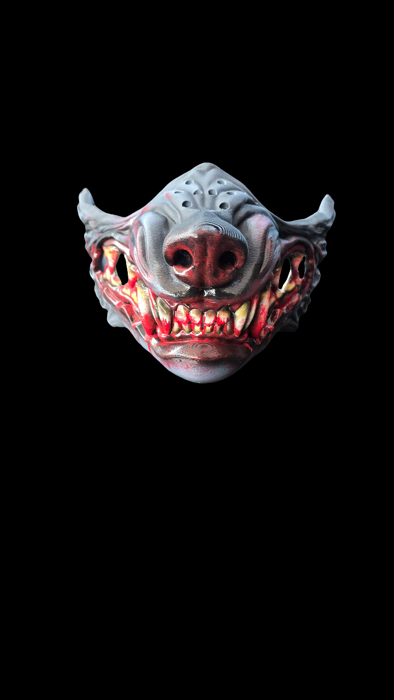 LOBO (WOLF) Paintball, Airsoft, Cosplay Mask Accessory