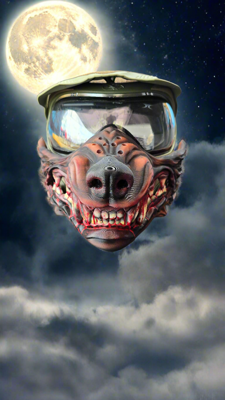 LOBO (WOLF) Paintball, Airsoft, Cosplay Mask Accessory