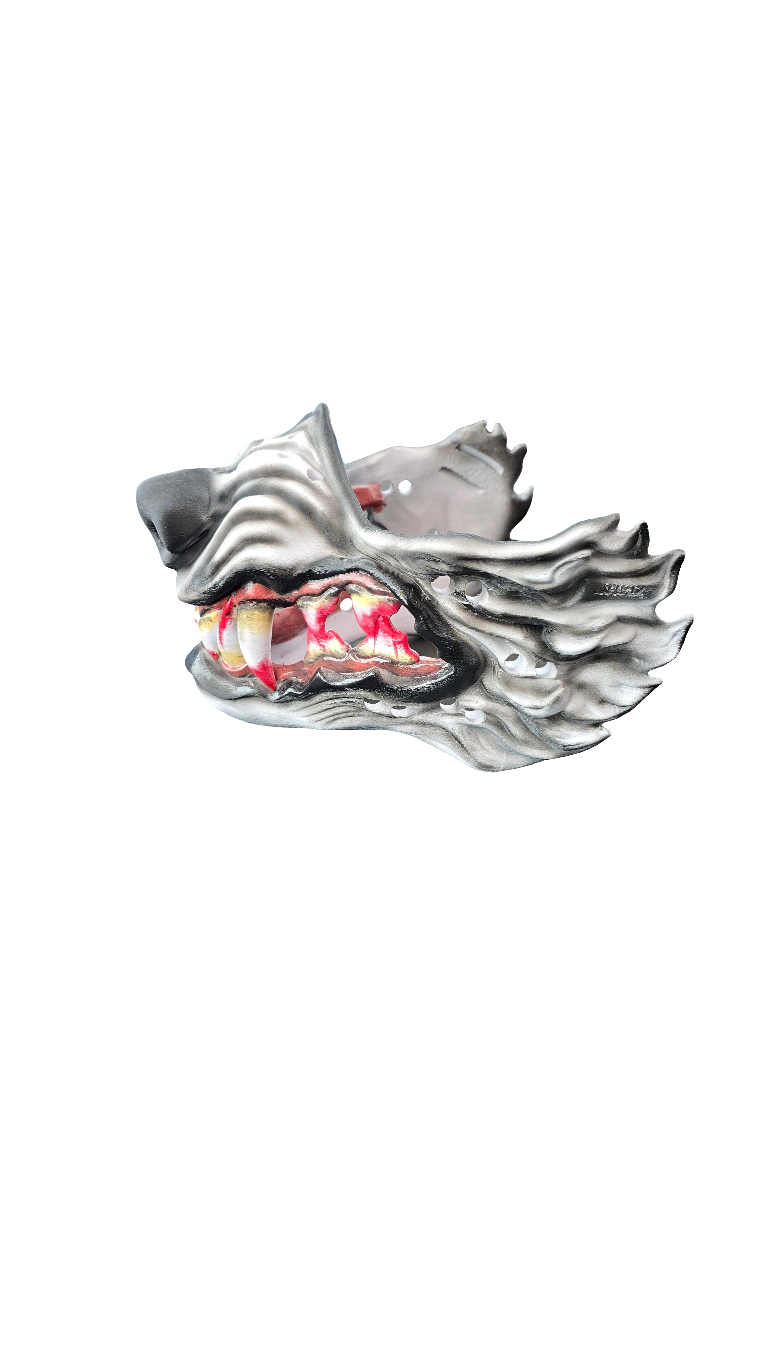 LOBO (WOLF) Paintball, Airsoft, Cosplay Mask Accessory