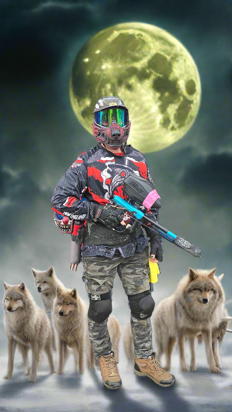 LOBO (WOLF) Paintball, Airsoft, Cosplay Mask Accessory