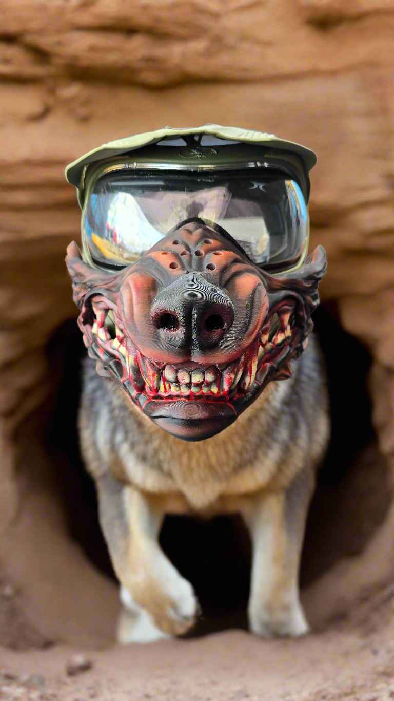 LOBO (WOLF) Paintball, Airsoft, Cosplay Mask Accessory