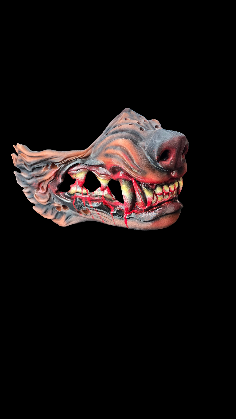 LOBO (WOLF) Paintball, Airsoft, Cosplay Mask Accessory