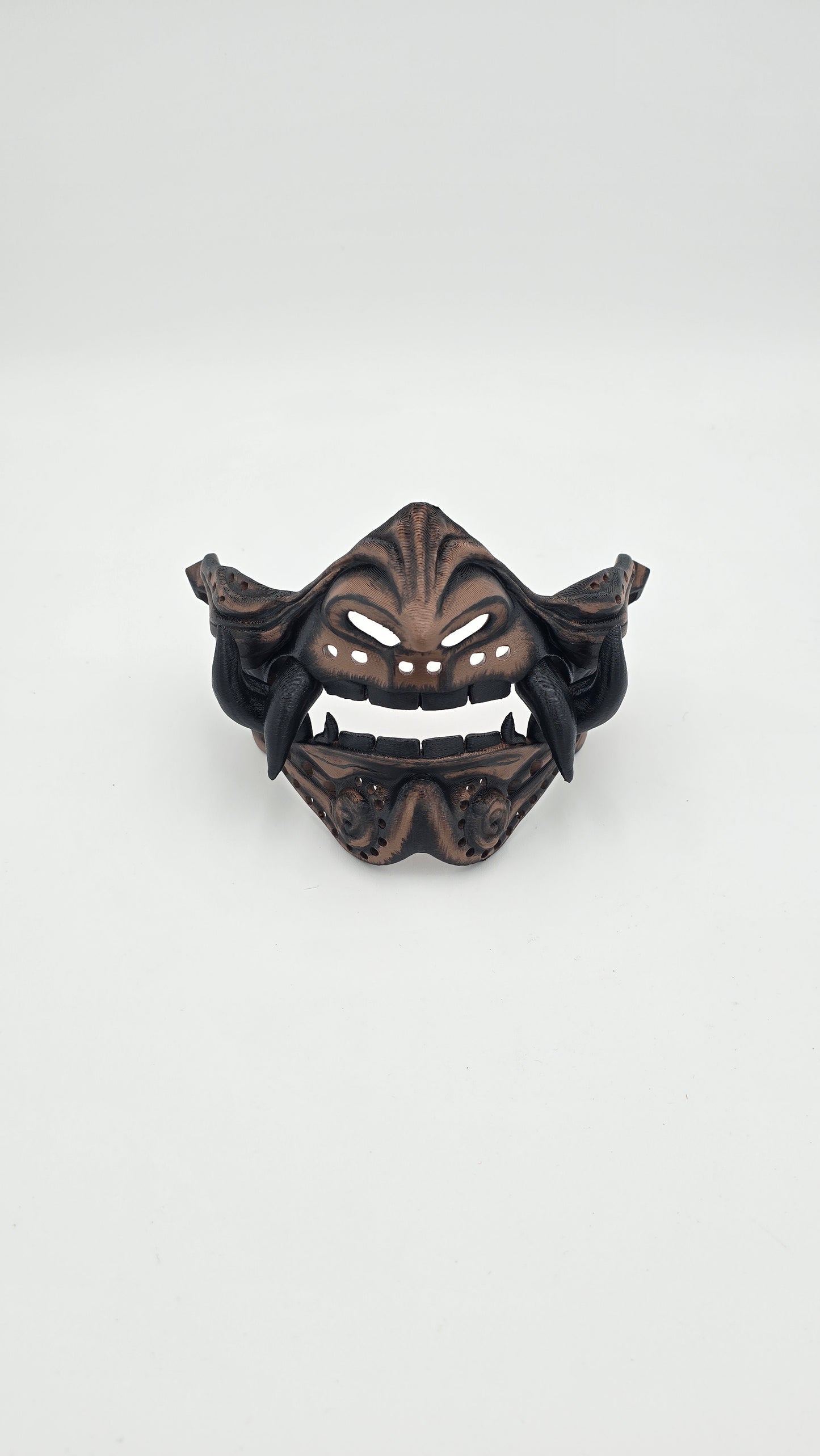 CUSTOM Painted RONIN (Samurai Oni) Paintball, Airsoft, Cosplay Mask Accessory