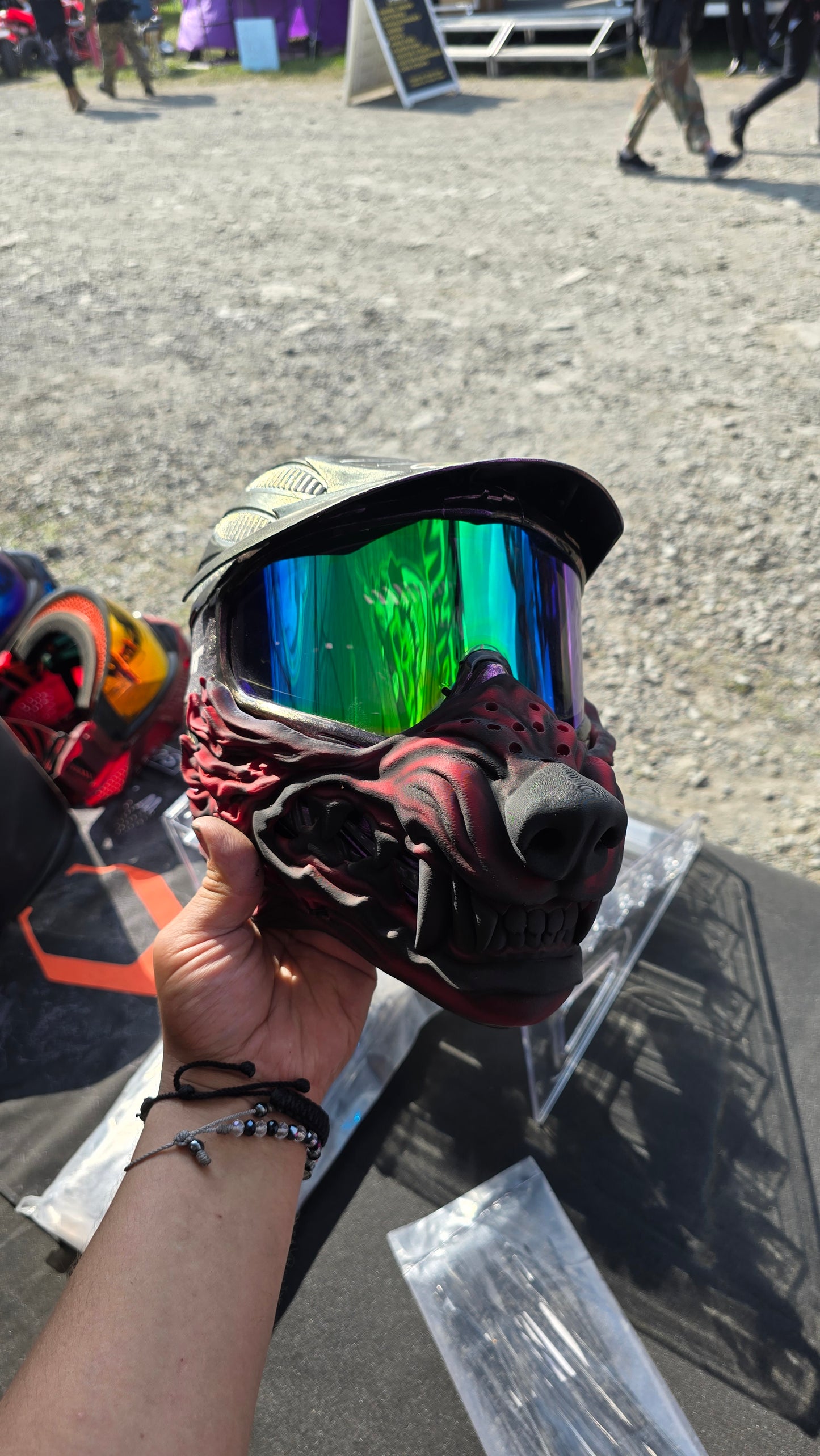 LOBO (WOLF) Paintball, Airsoft, Cosplay Mask Accessory