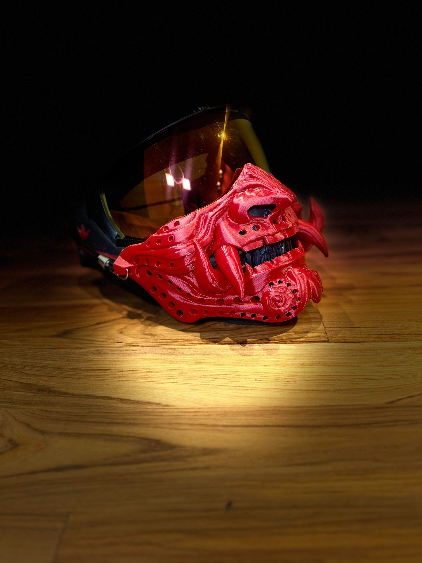 Ronin (Samurai Oni) Paintball, Airsoft, Cosplay mask accessory
