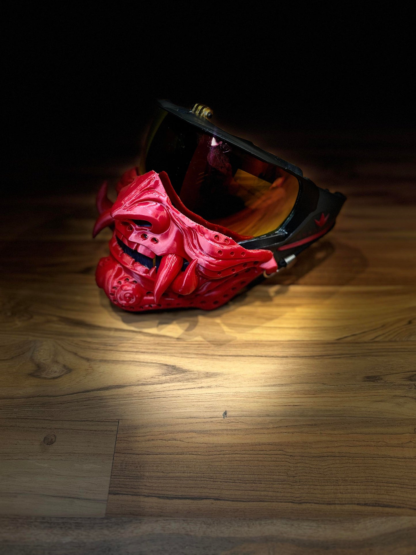 Ronin (Samurai Oni) Paintball, Airsoft, Cosplay mask accessory