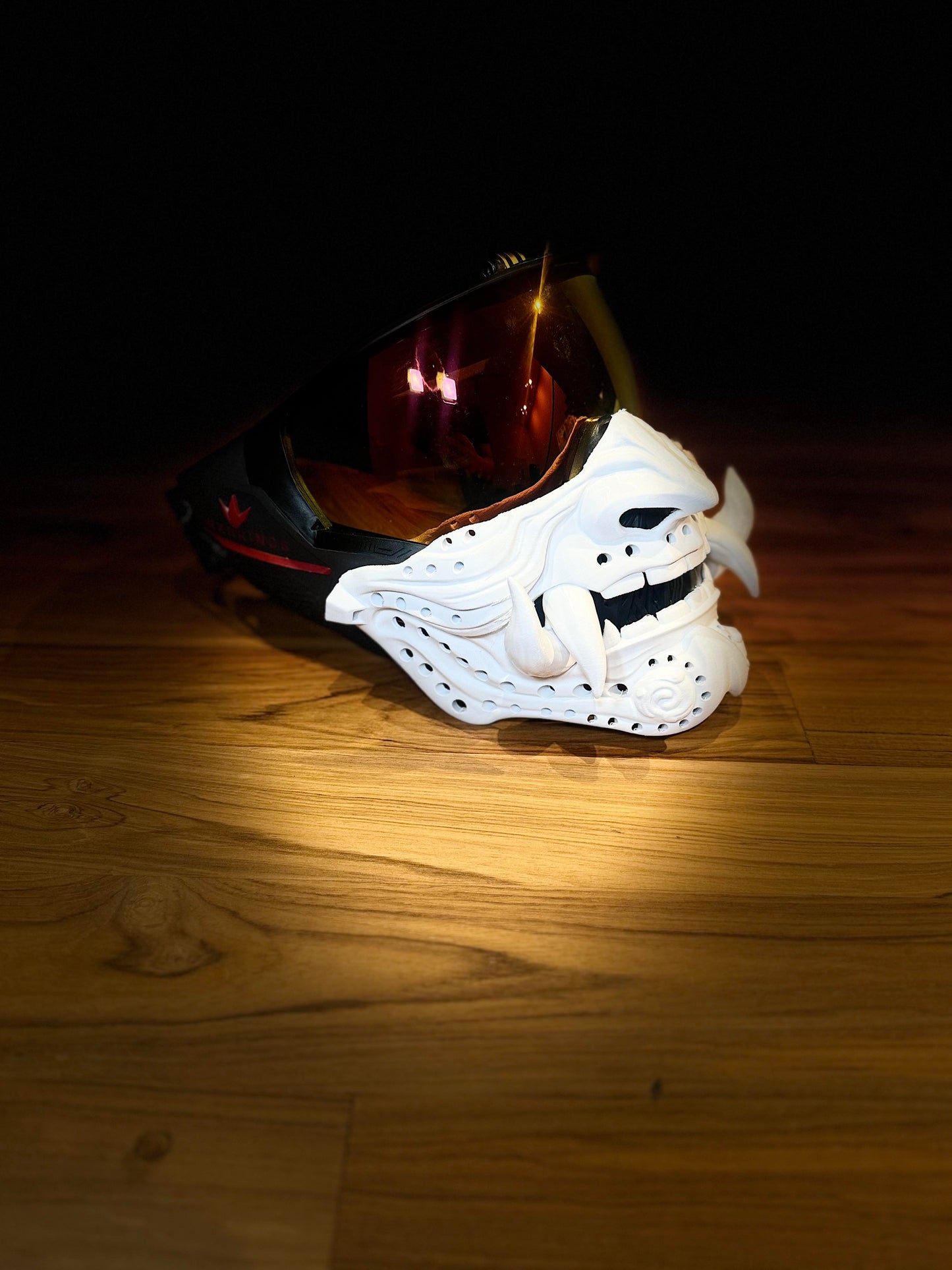 Ronin (Samurai Oni) Paintball, Airsoft, Cosplay mask accessory
