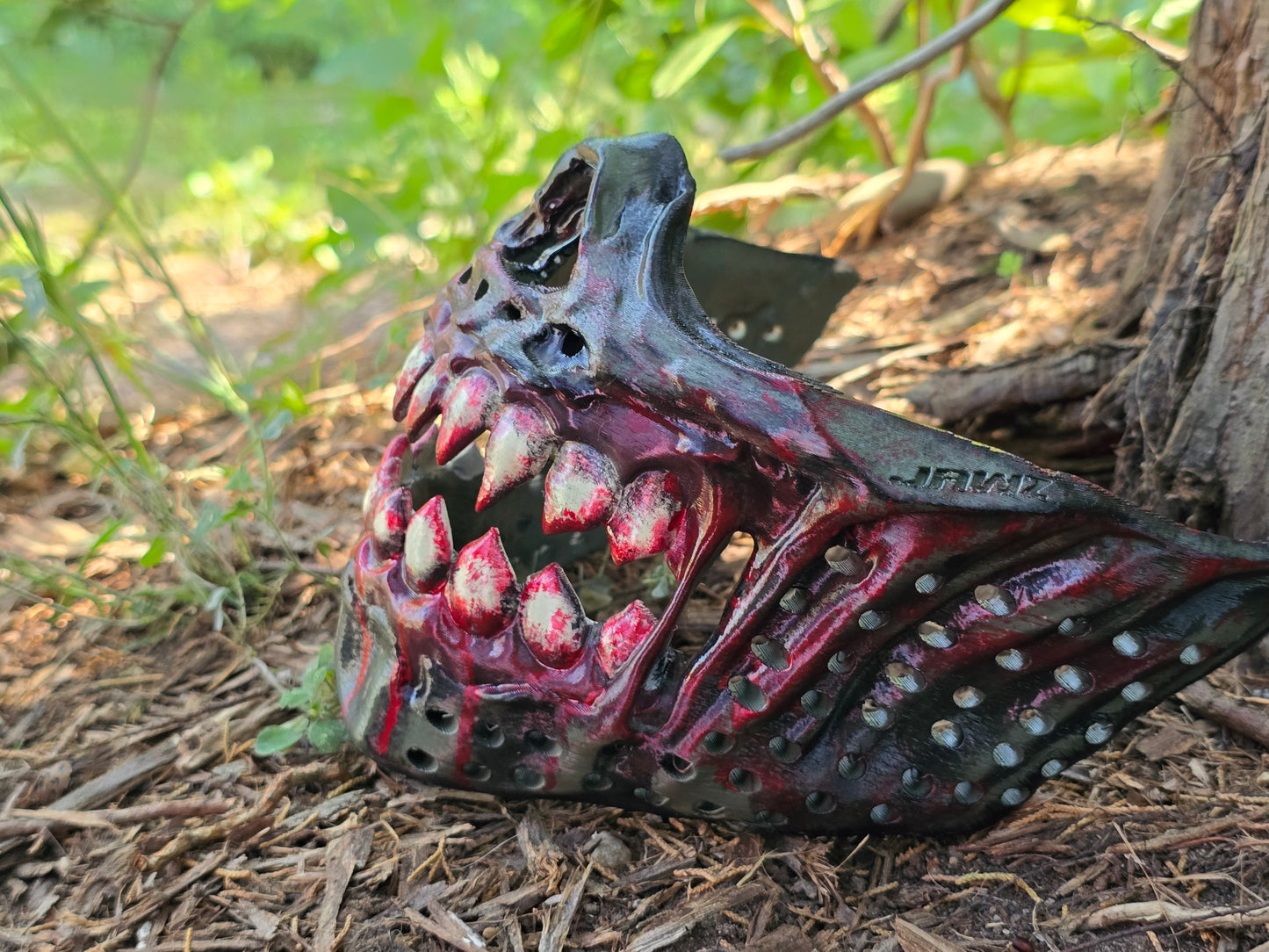 Custom Painted ZOMBIE, Paintball, Airsoft, Cosplay Mask Accessory