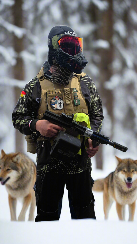 LOBO (WOLF) Paintball, Airsoft, Cosplay Mask Accessory