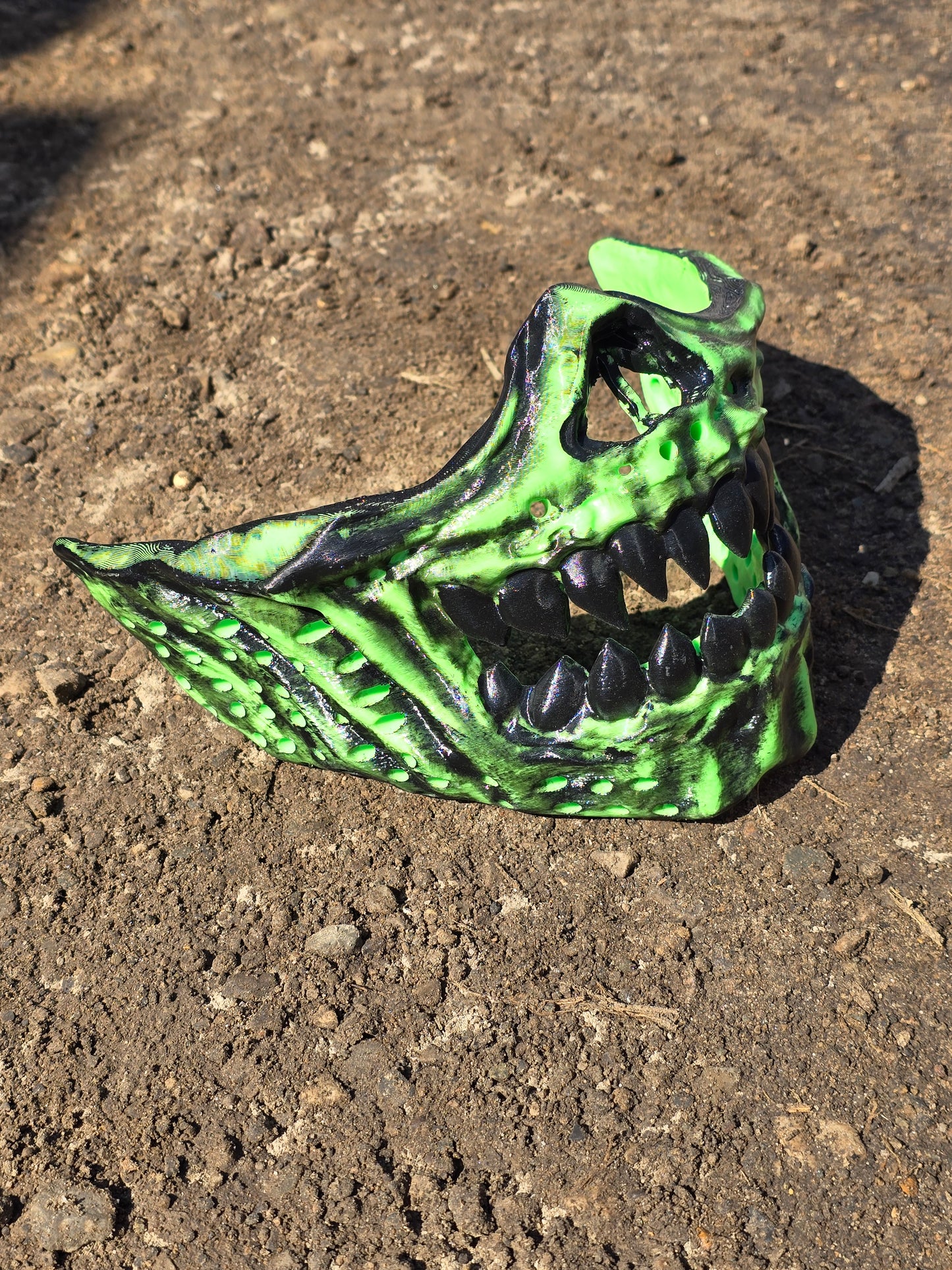 Custom Painted ZOMBIE, Paintball, Airsoft, Cosplay Mask Accessory