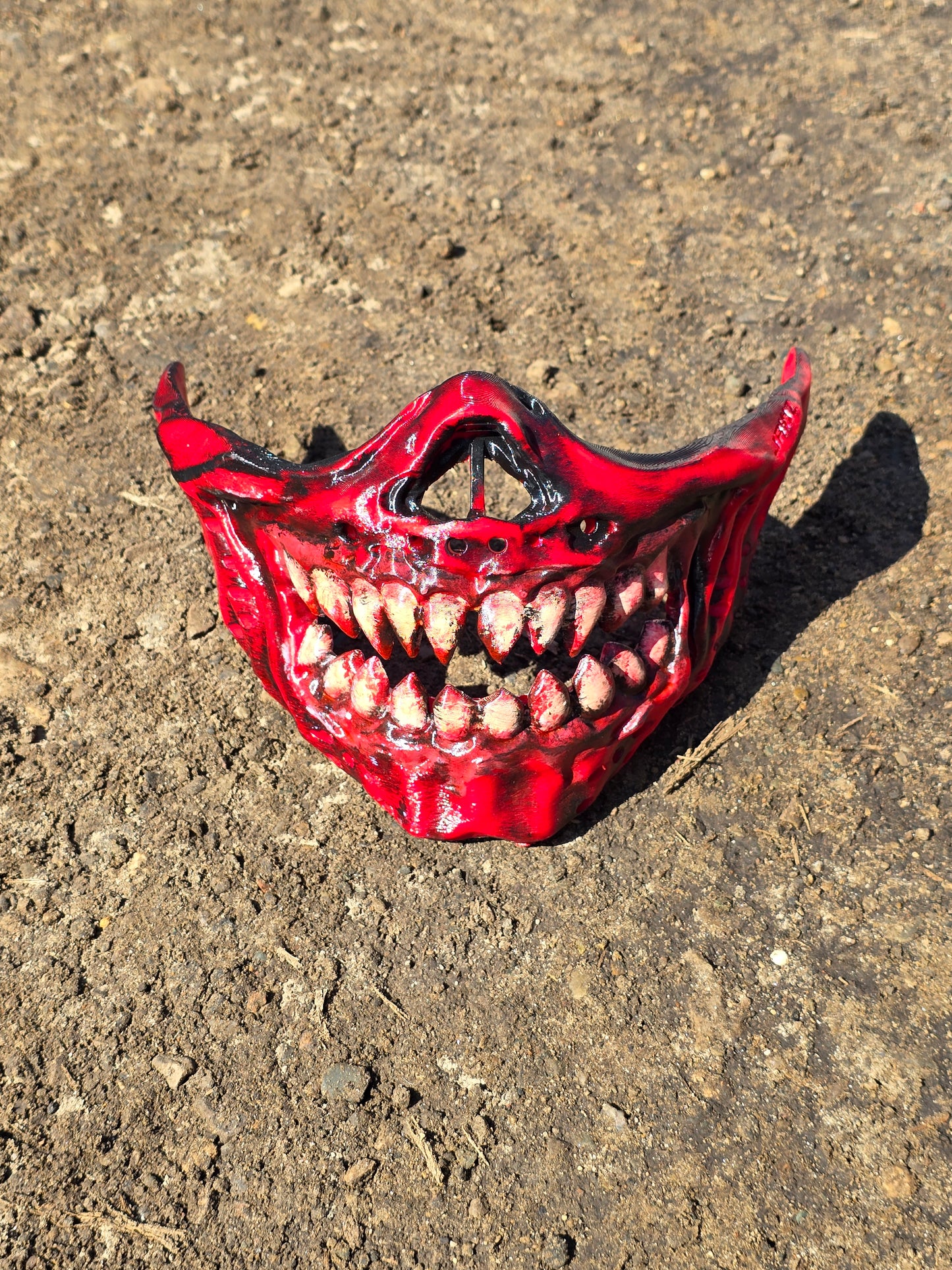 Custom Painted ZOMBIE, Paintball, Airsoft, Cosplay Mask Accessory