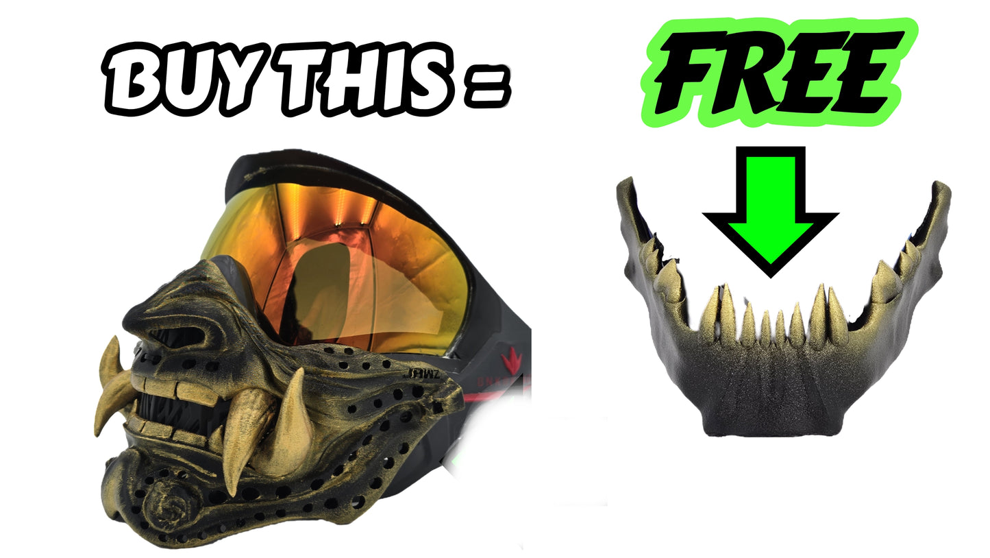 Custom Standard Berserker 1.0 Paintball, Airsoft, Cosplay Mask Accessory
