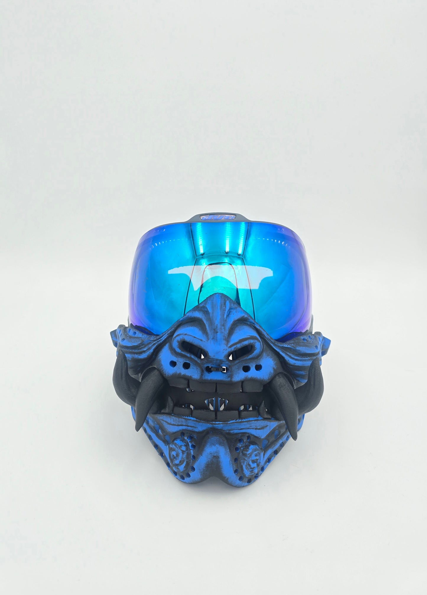 Custom Painted RONIN (Samurai Oni) Paintball, Airsoft, Cosplay Mask Accessory