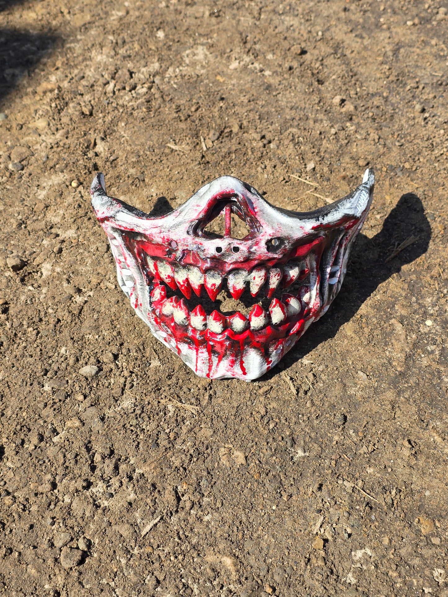 Custom Painted ZOMBIE, Paintball, Airsoft, Cosplay Mask Accessory