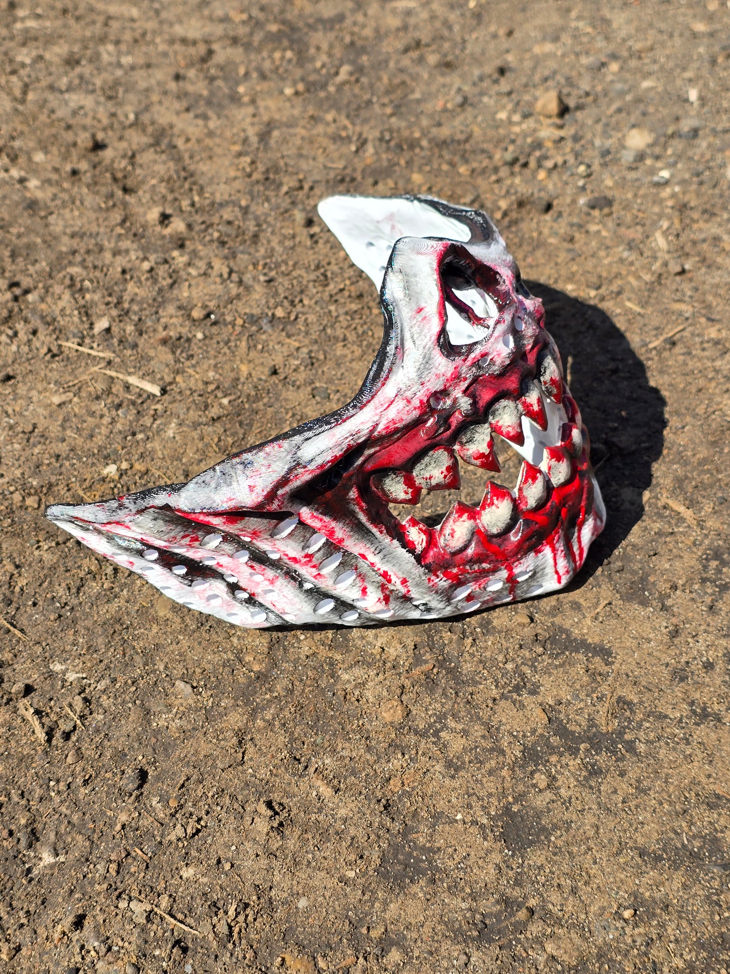 Custom Painted ZOMBIE, Paintball, Airsoft, Cosplay Mask Accessory